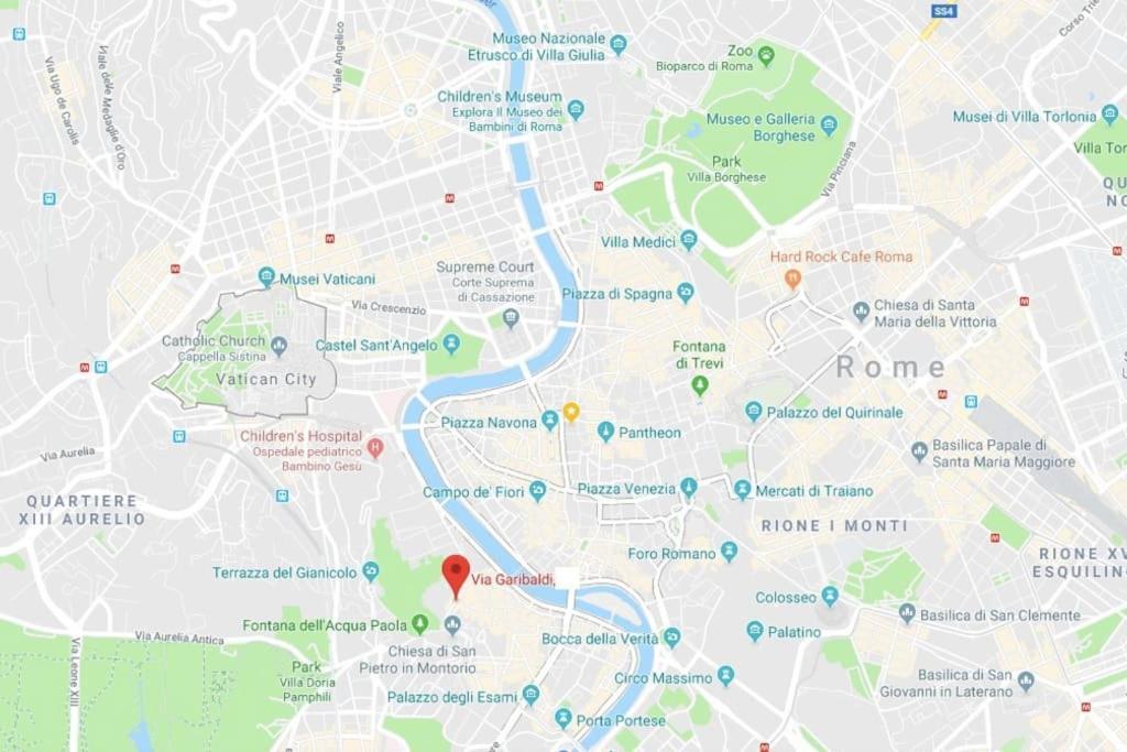 Fascinating Flat - Up To 4 Guests - Trastevere Rom